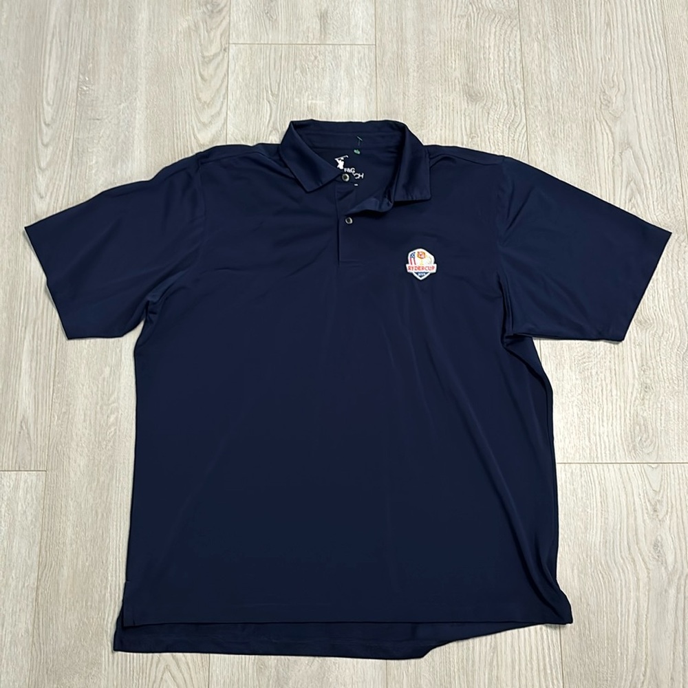 🔥BUNDLESALE  XL F&G Tech Ryder Cup performance quick dry polo golf shirt nwot